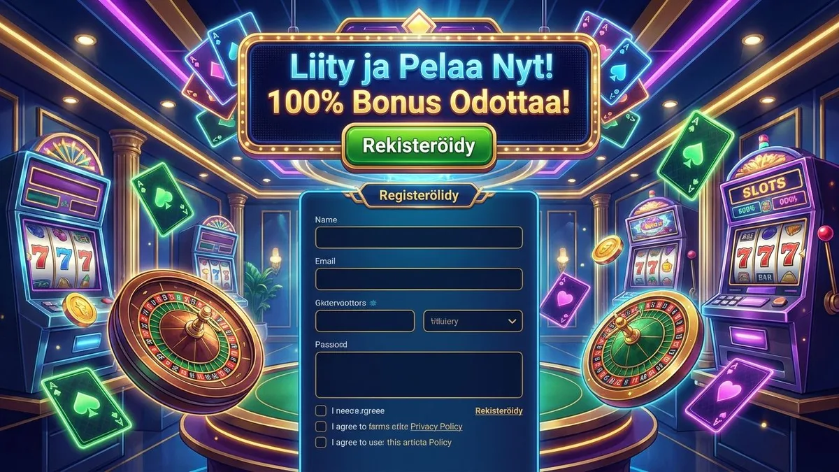 Rekisteröidy bonuksen kanssa